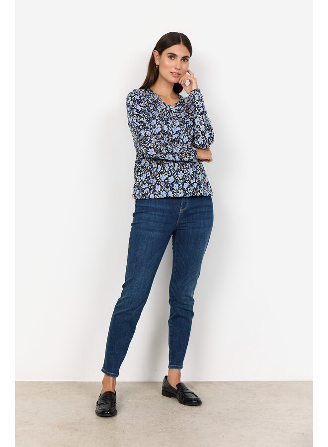 Soya Concept Felicity Blouse in Blue Air
