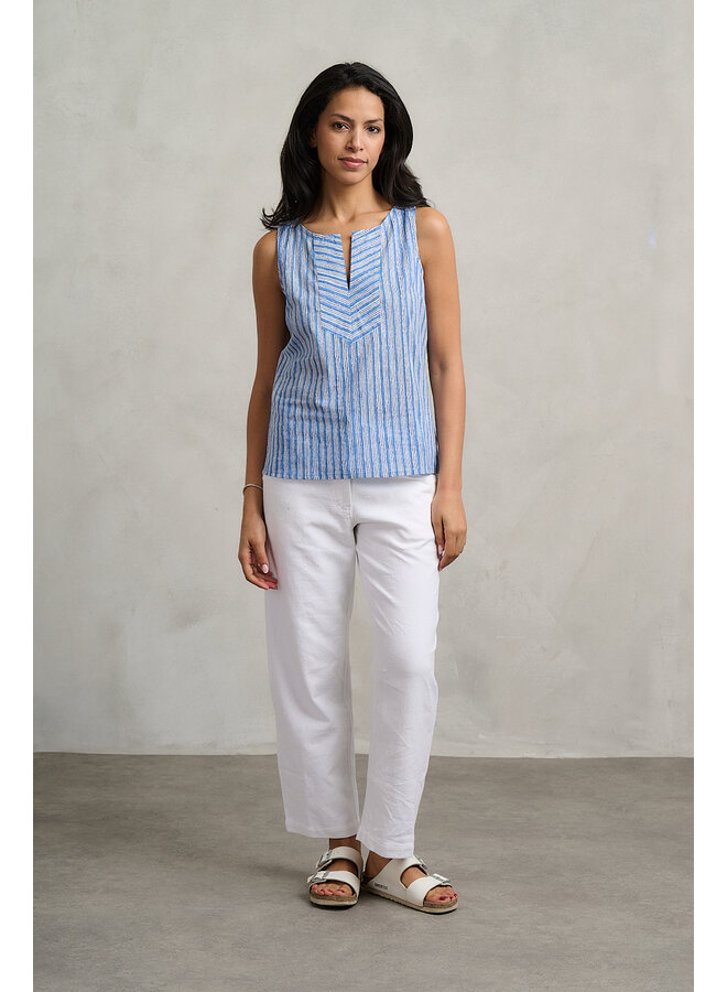 Jaba Lesley Top in Deck Stripe