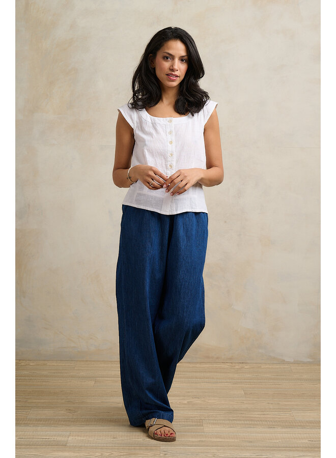 Jaba Julia Top in White