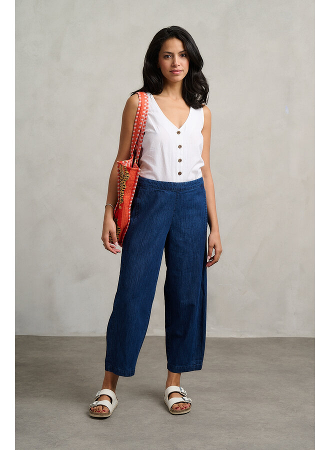 Imer Trouser in Dark Denim