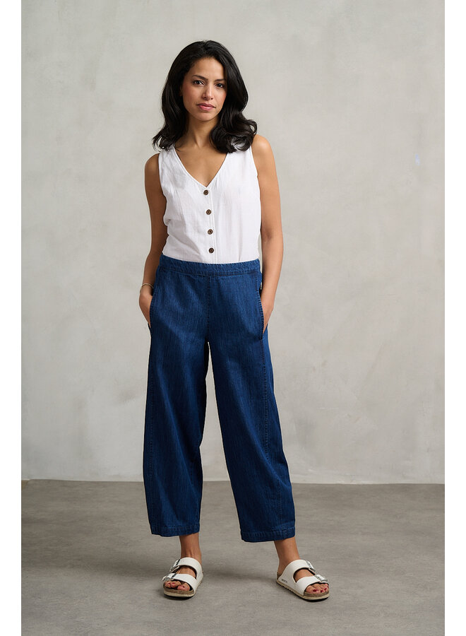 Imer Trouser in Dark Denim