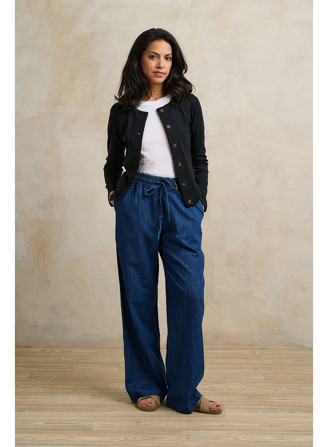 Jaba Jersey Cardi in Black