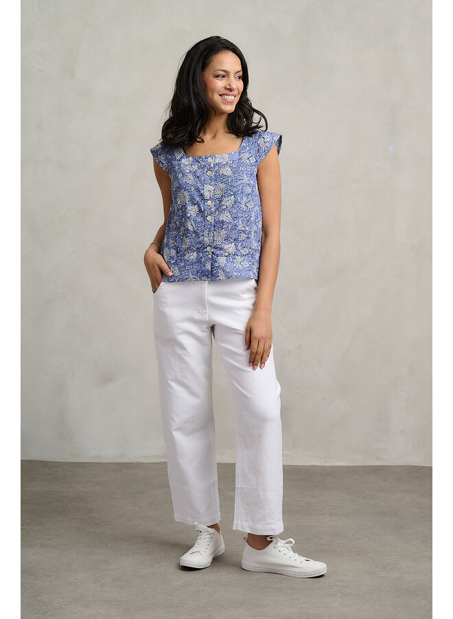 Jaba Julia Top in Jaipur Denim