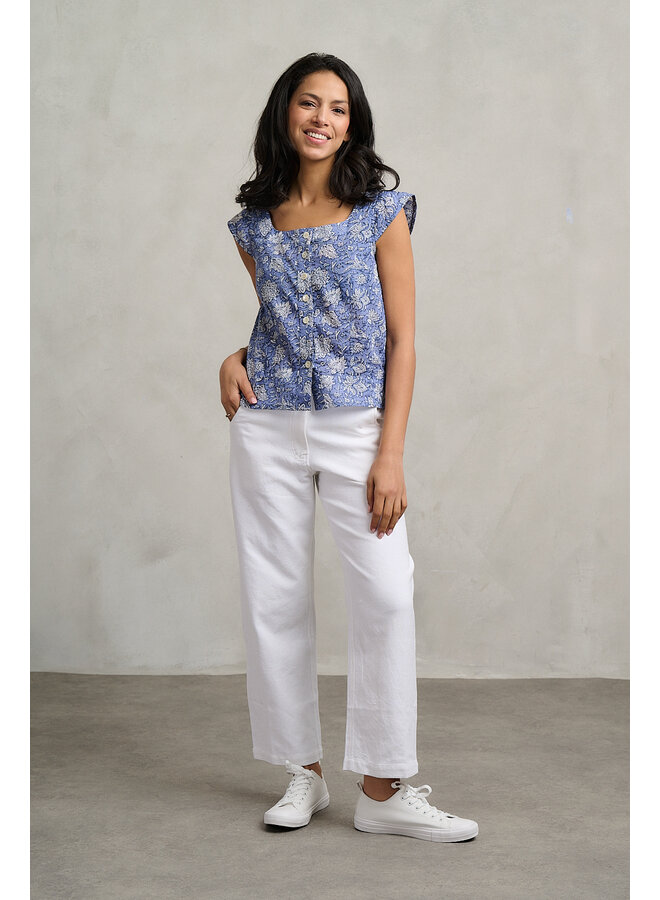 Jaba Julia Top in Jaipur Denim