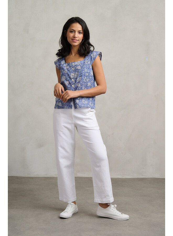 Jaba Julia Top in Jaipur Denim