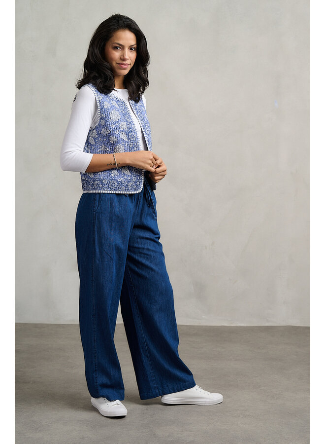 Jaba Reversible Gilet Jaipur Denim