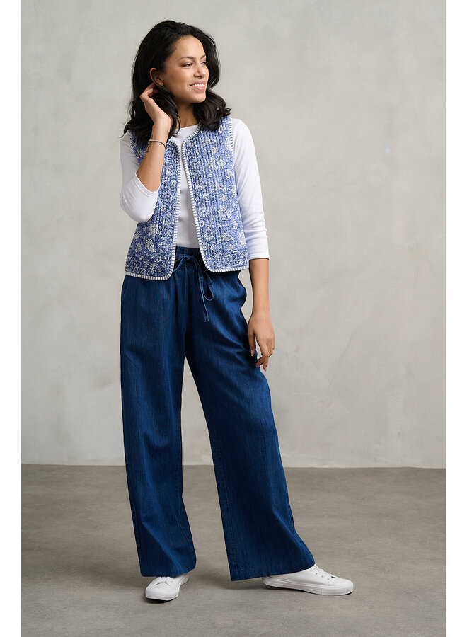 Jaba Reversible Gilet Jaipur Denim