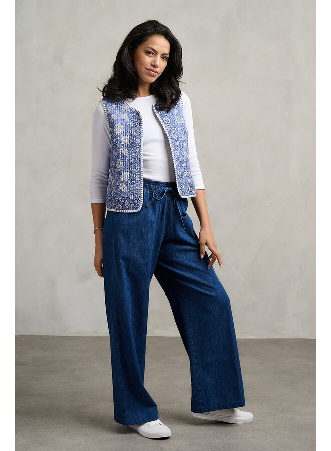 Jaba Reversible Gilet Jaipur Denim