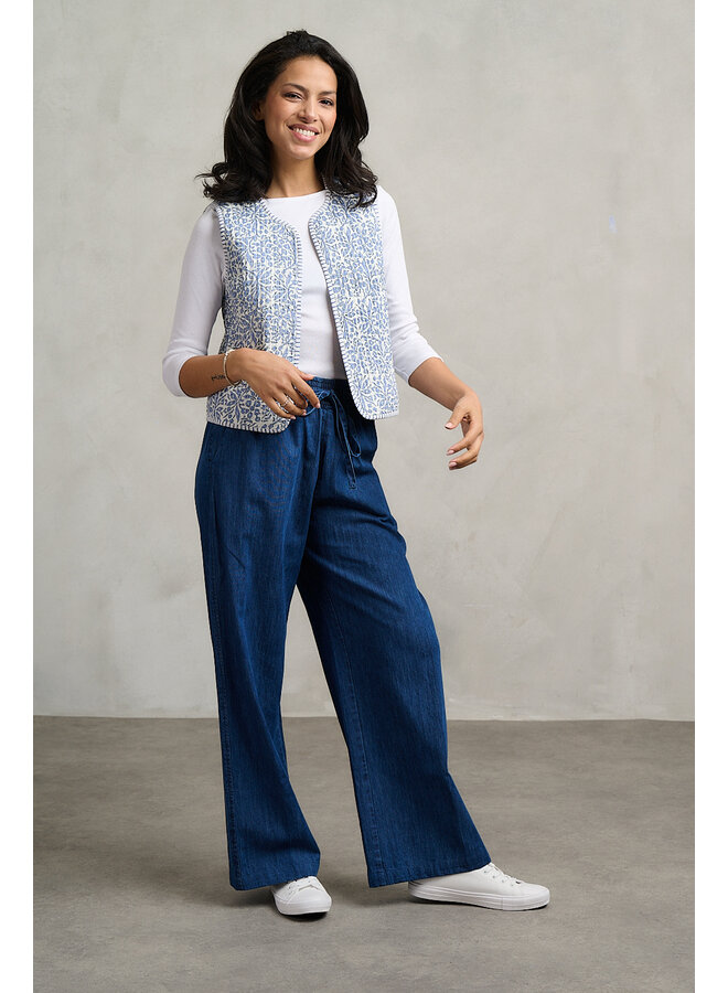 Jaba Reversible Gilet Jaipur Denim