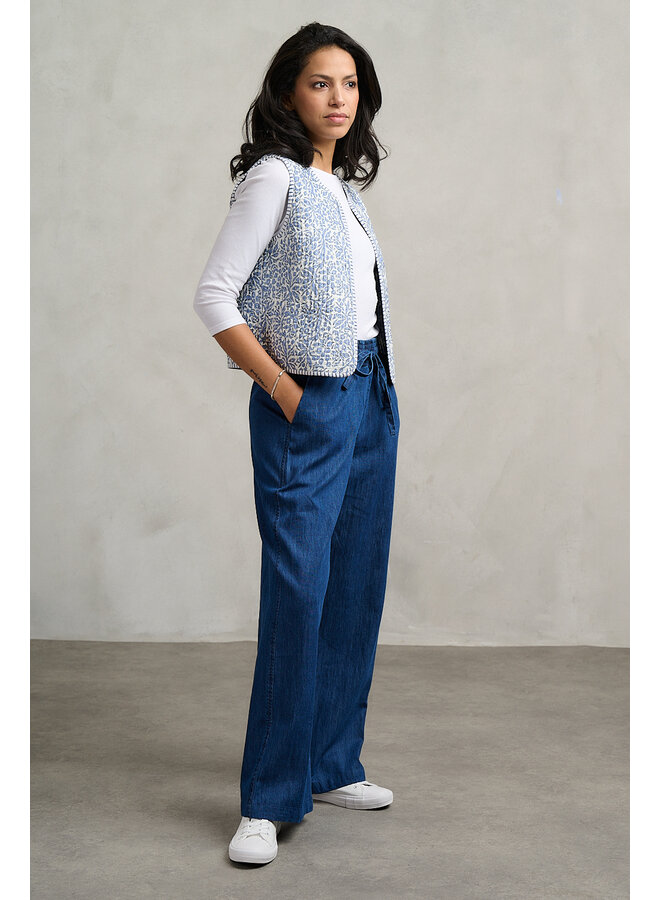 Jaba Reversible Gilet Jaipur Denim