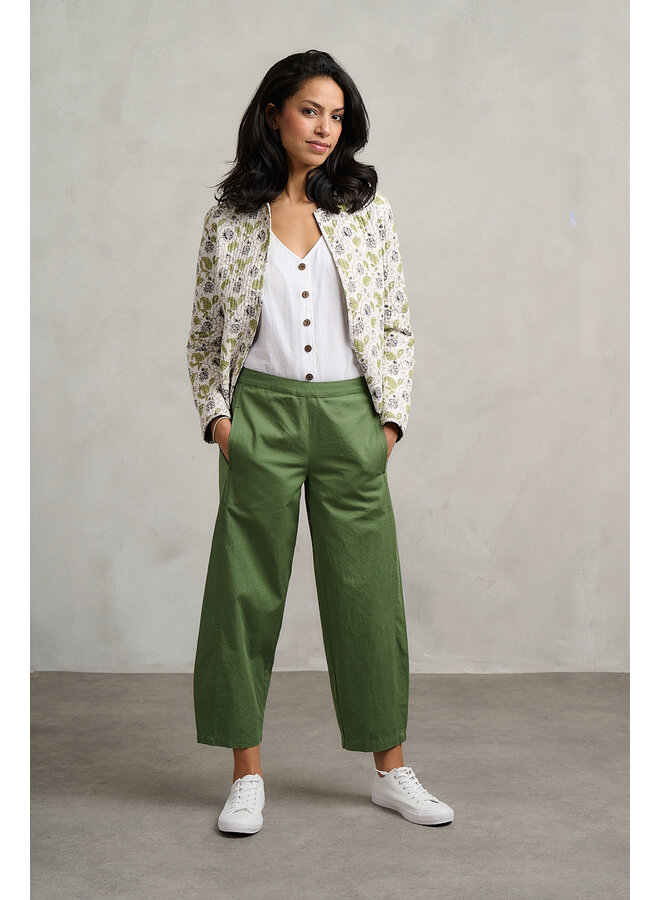 Jaba Quilted Jacket in Green Leaf