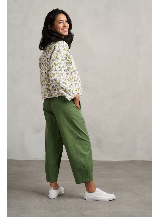 Jaba Quilted Jacket in Green Leaf