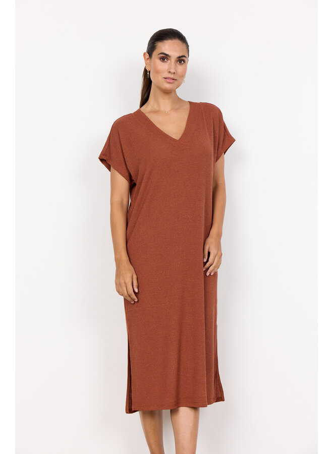 Soya Concept Delia Dress in Rusty