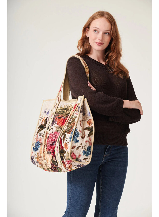 One Hundred Stars Velvet Bag - Primula Stone