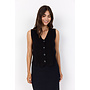 Soya Concept Kanita Waistcoat - Black