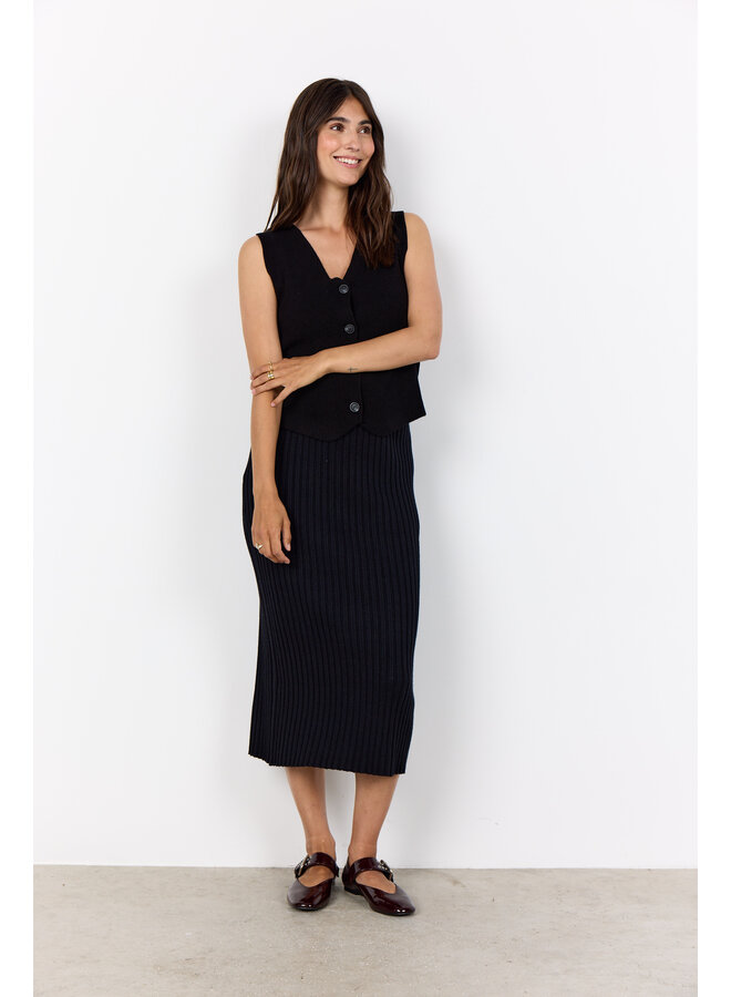 Soya Concept Kanita Waistcoat - Black