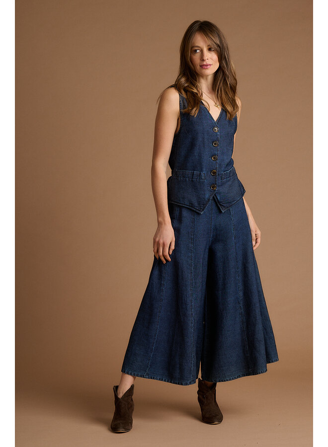 Jaba Waistcoat in Denim
