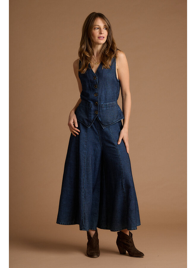 Jaba Waistcoat in Denim
