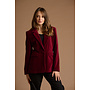 Jaba Velvet Blazer in Wine