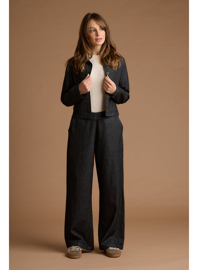 Jaba Emily Trousers in Charcoal