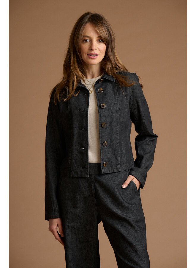 Jaba Denim Jacket - Charcoal