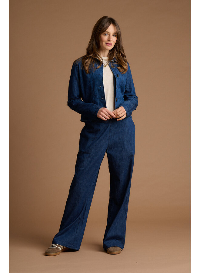 Jaba Emily Trousers  Dark Denim