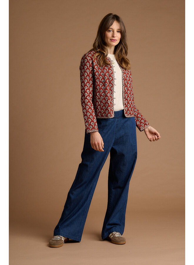 Jaba Emily Trousers - Dark Denim