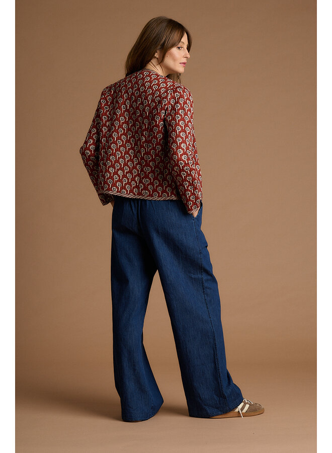 Jaba Emily Trousers - Dark Denim