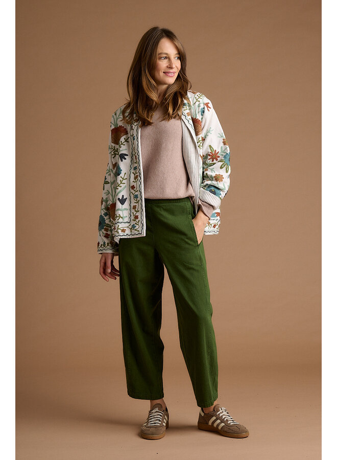 Suzani Embroidery Velvet Jacket