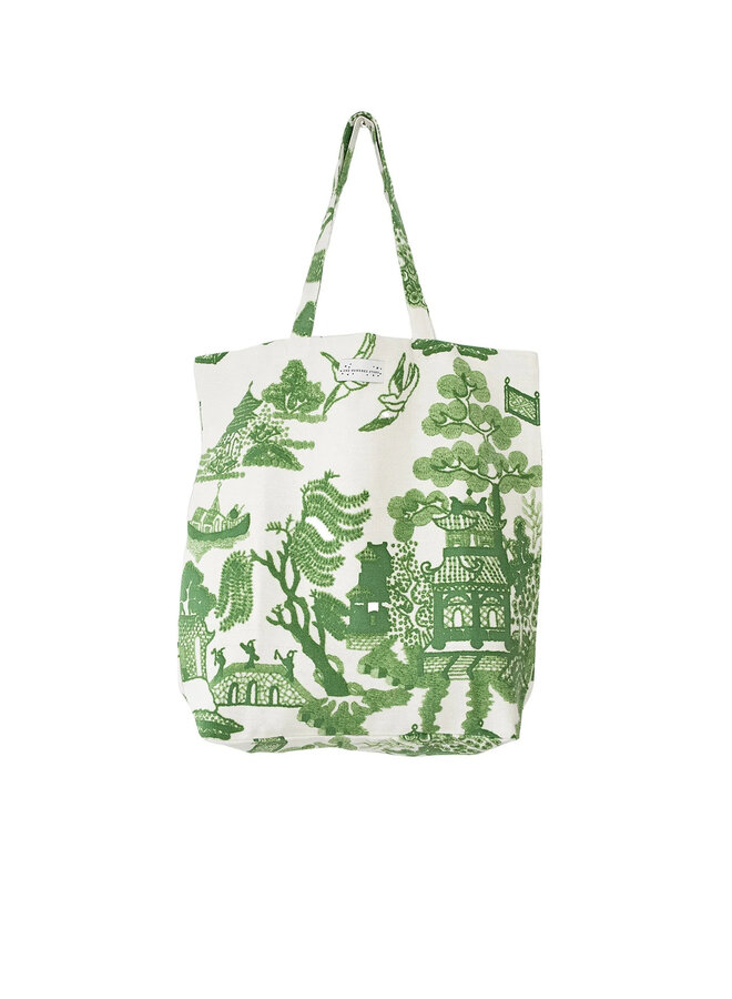 One Hundred Stars Canvas Bag in Giant Willow Green