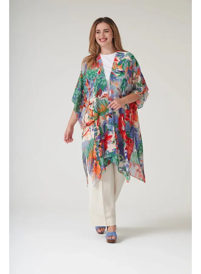 One Hundred Stars Throwover - Tropicana Blue