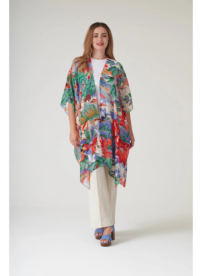 One Hundred Stars Throwover - Tropicana Blue