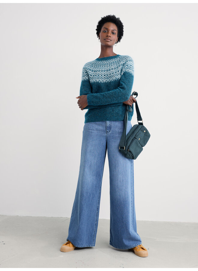 Seasalt Spruce Frost Jumper - Hellebore Shore Limestone