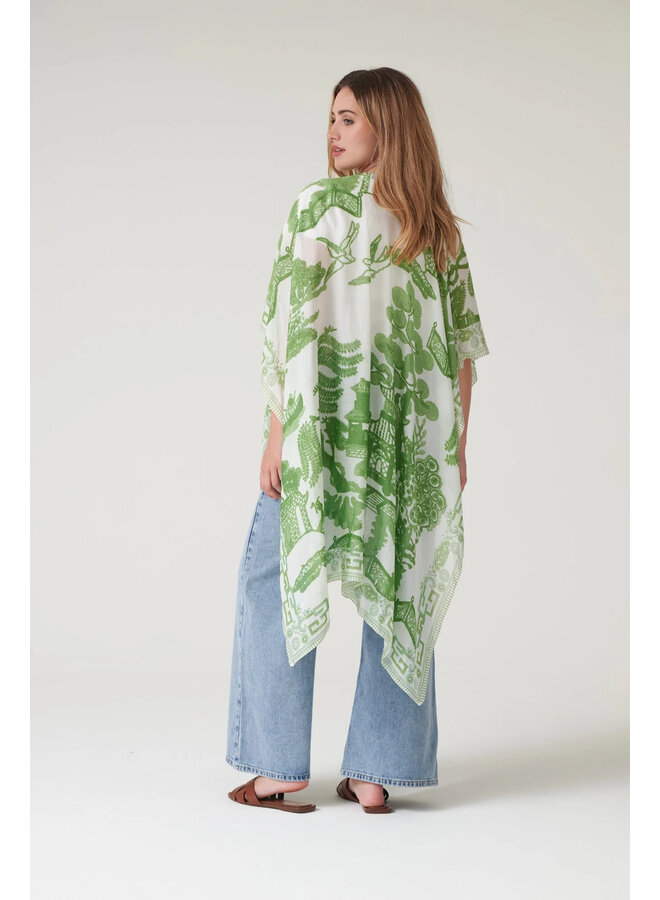 One Hundred Stars Throwover - Giant Willow Green