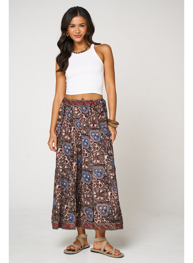 Aasha Plazzo Trousers - Earth Tile