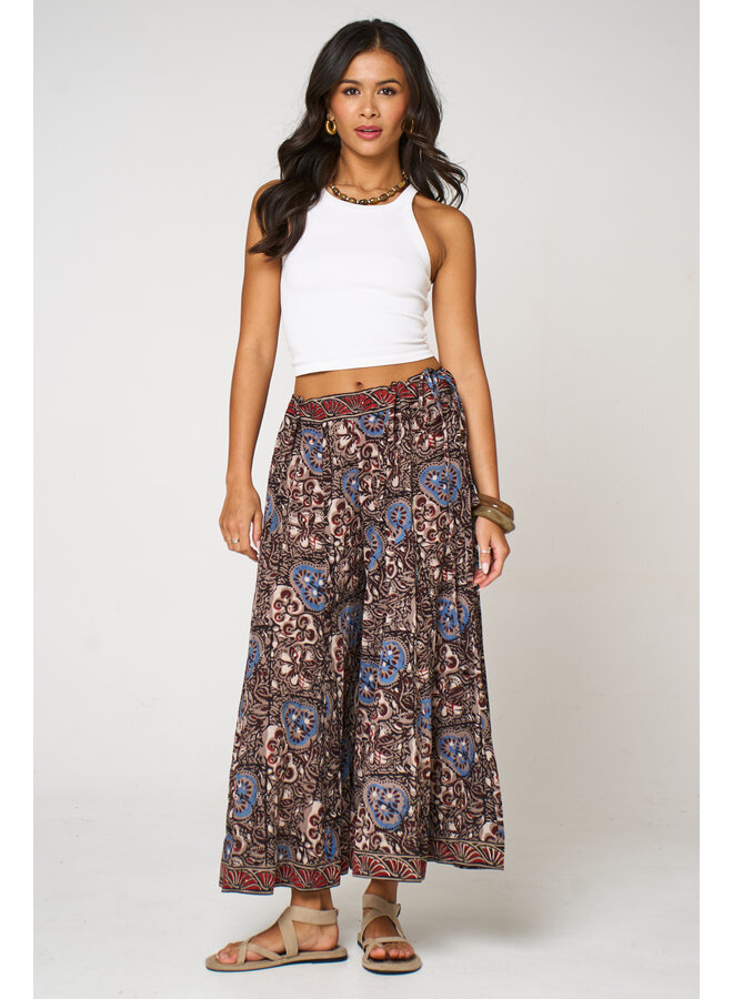 Aasha Plazzo Trousers - Earth Tile