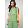 Jaba Lesley Top - Green Stripe