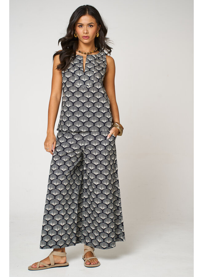 Jaba Lesley Top - Shell Print
