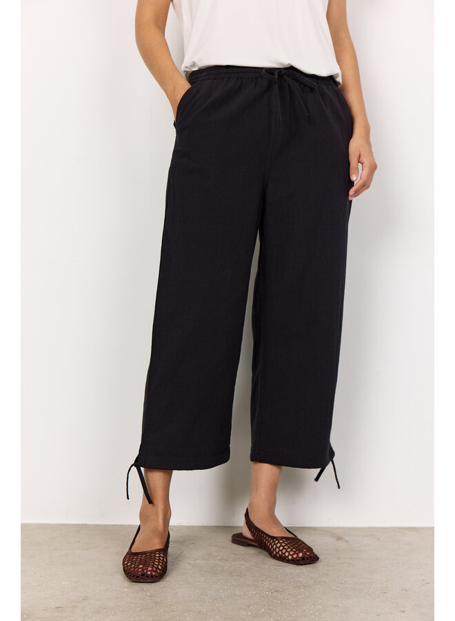 Soya Concept Cissie Cropped Trousers - Black