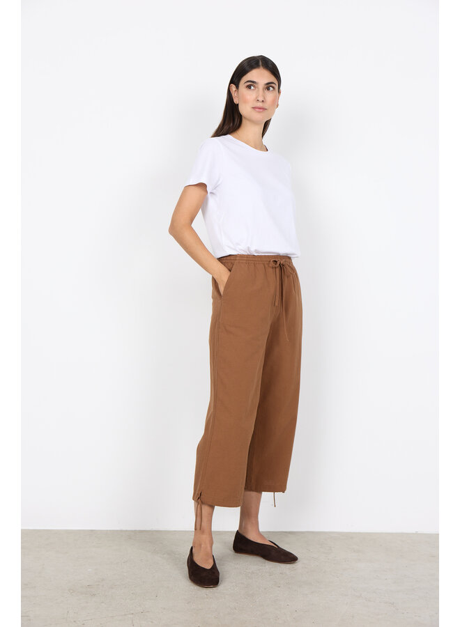 Soya Concept Cissie  Cropped Trousers - Toffee
