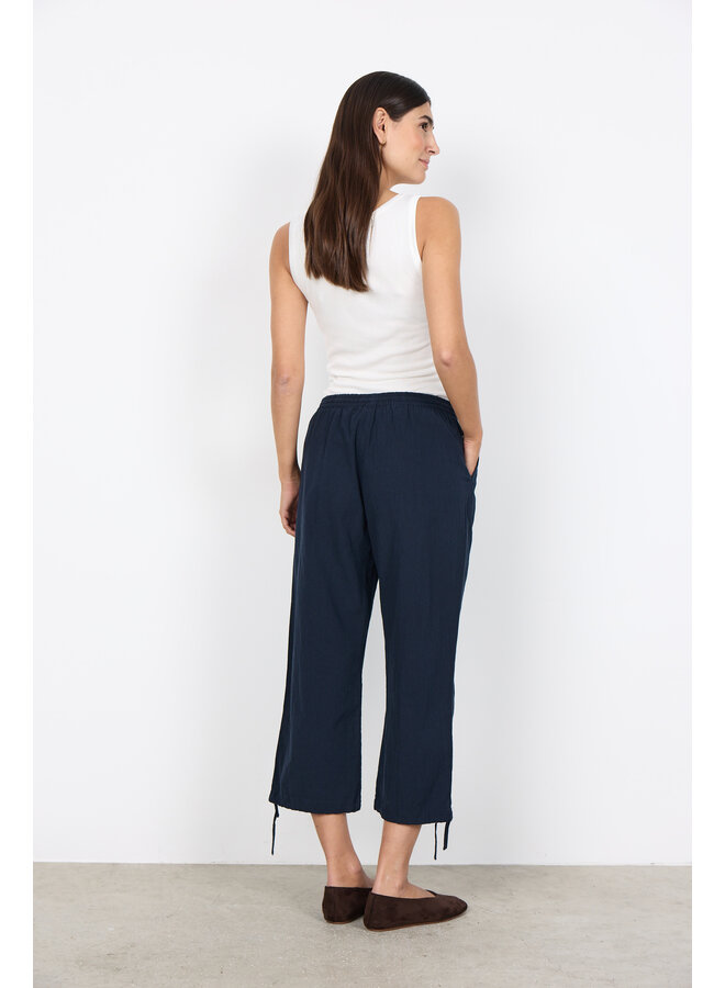 Soya Concept Cissie Cropped Trousers - Navy