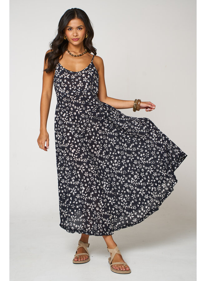 Aasha Slip Dress - Black