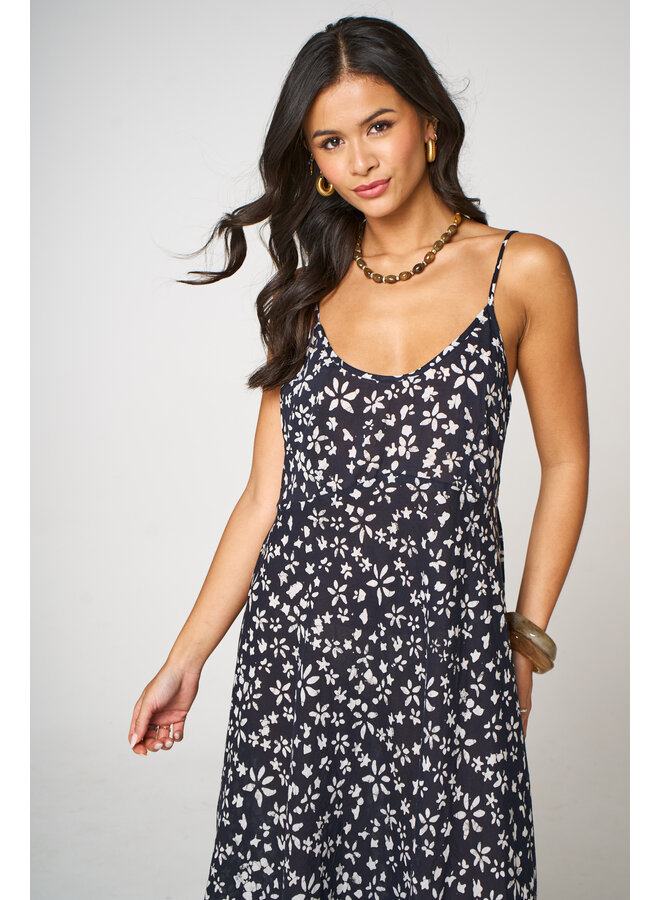 Aasha Slip Dress - Black