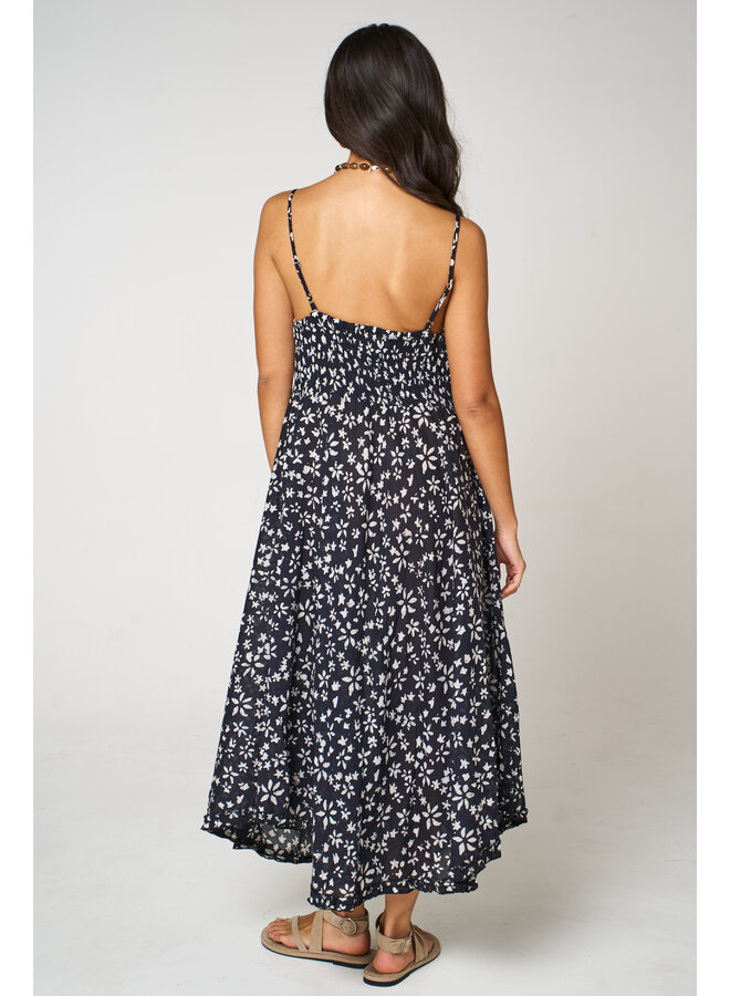 Aasha Slip Dress - Black