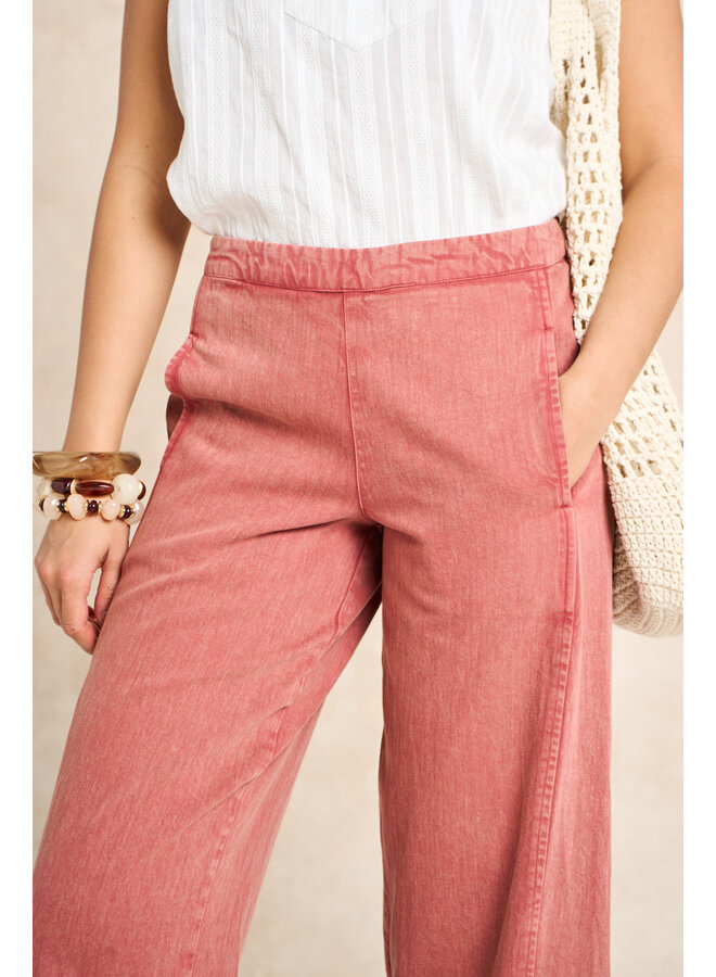 Jaba Imer Trousers - Dark Rose
