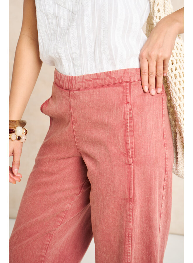 Jaba Imer Trousers - Dark Rose