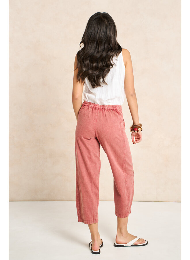 Jaba Imer Trousers - Dark Rose