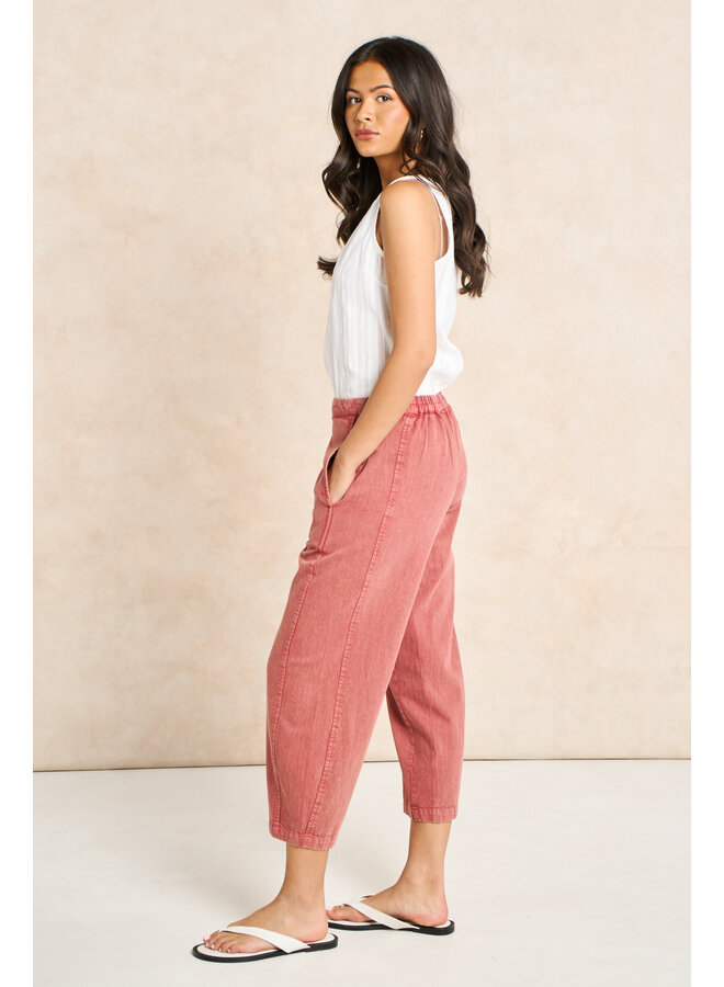 Jaba Imer Trousers - Dark Rose
