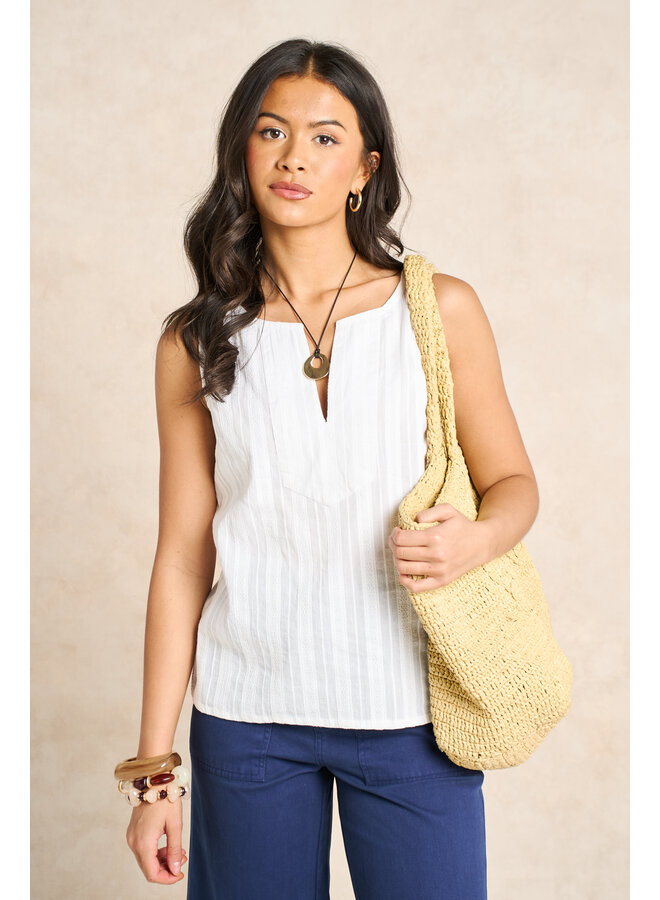 Jaba Lesley Top - Textured White