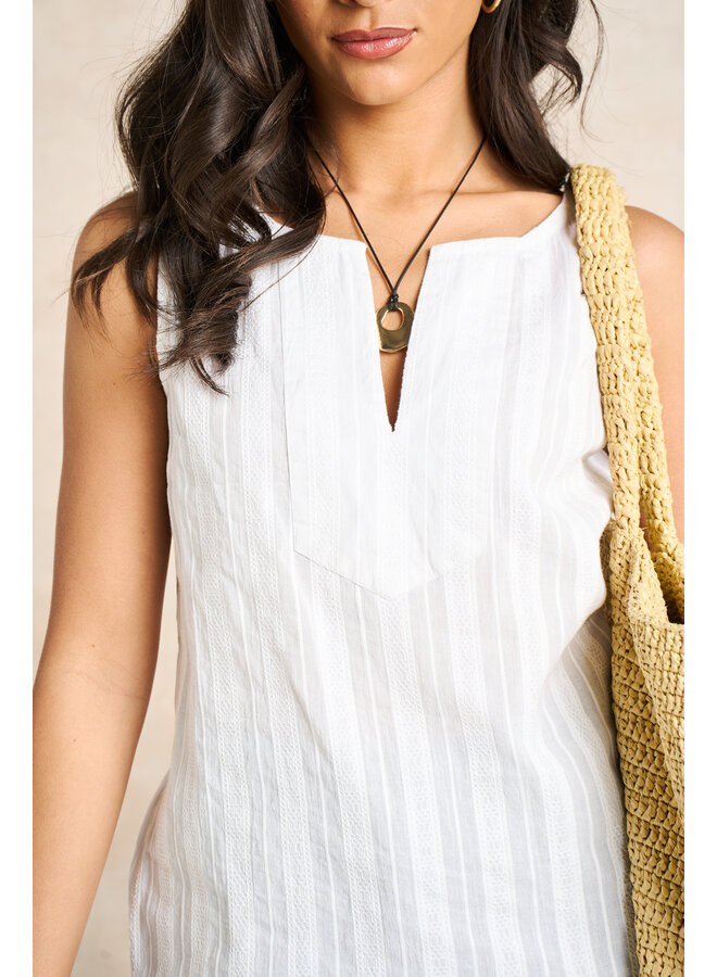 Jaba Lesley Top - Textured White